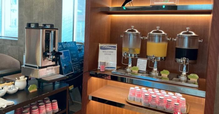 飯店大廳迎賓飲料